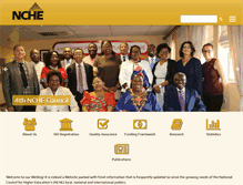 Tablet Screenshot of nche.org.na